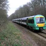 Rail line near Buxted